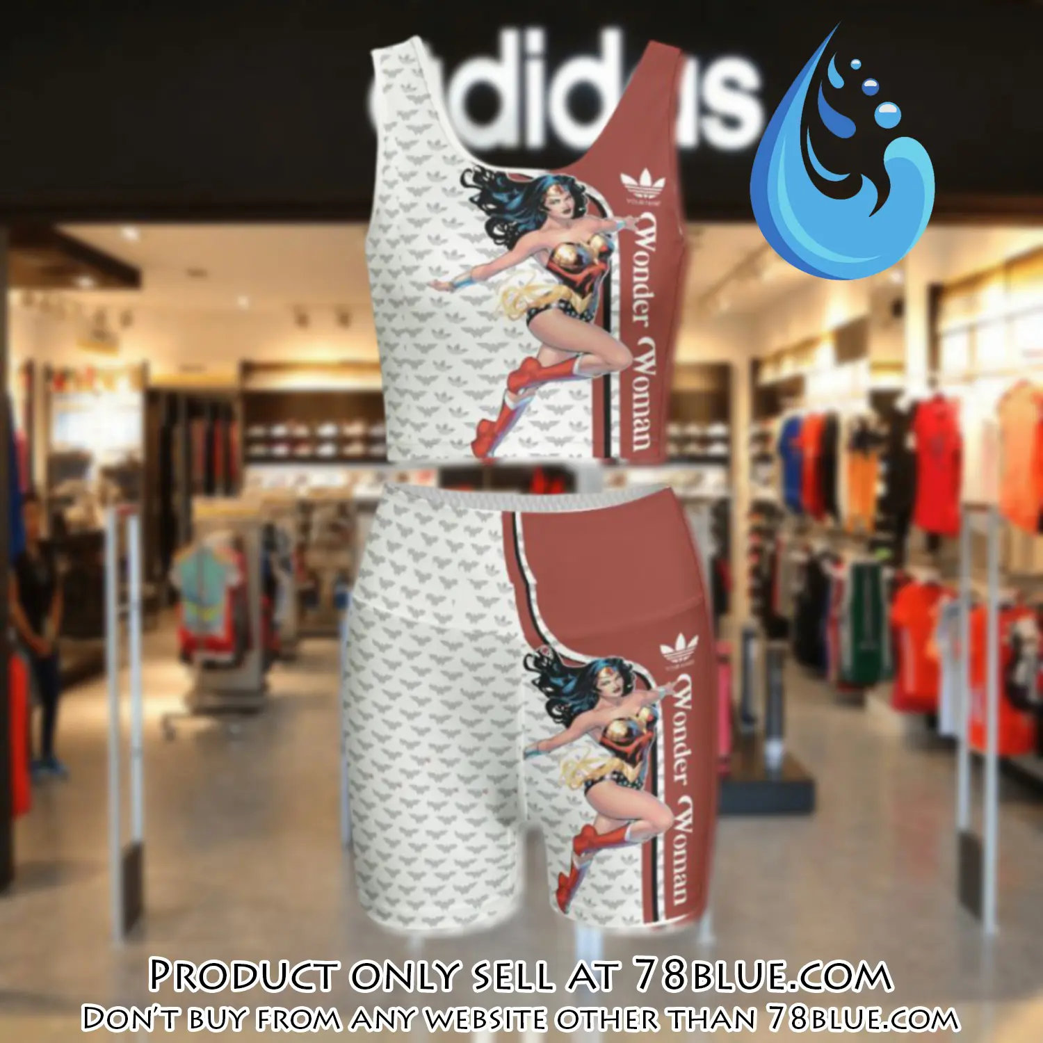 Adidas wonder woman summer women sport bra yoga set running outfit sby1036 78b1956343